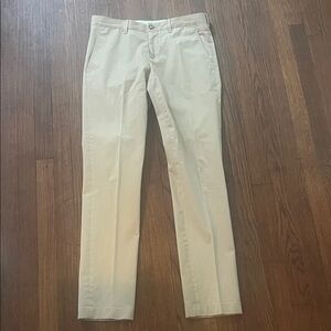 Prada Beige Trousers with Button Detail